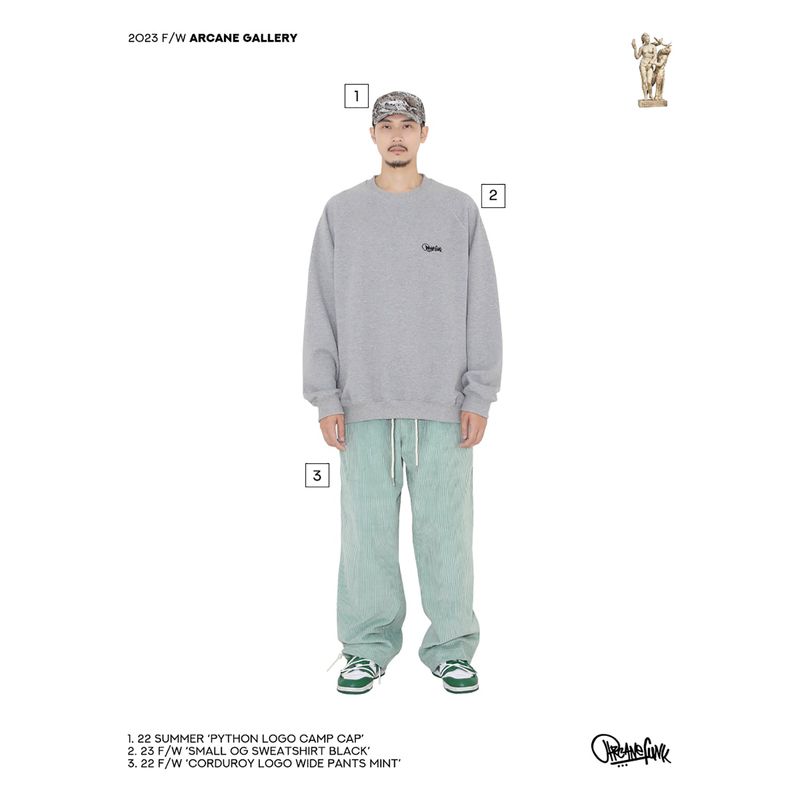 SMALL OG SWEATSHIRT GRAY