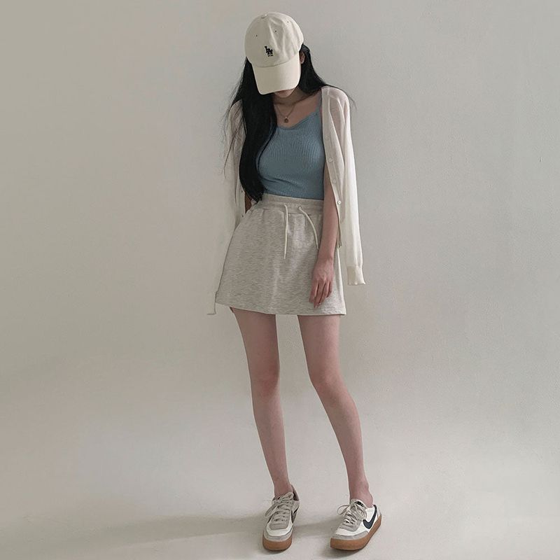 [BELLIDE MADE] CASTERA RIB KNIT CAMISOLE