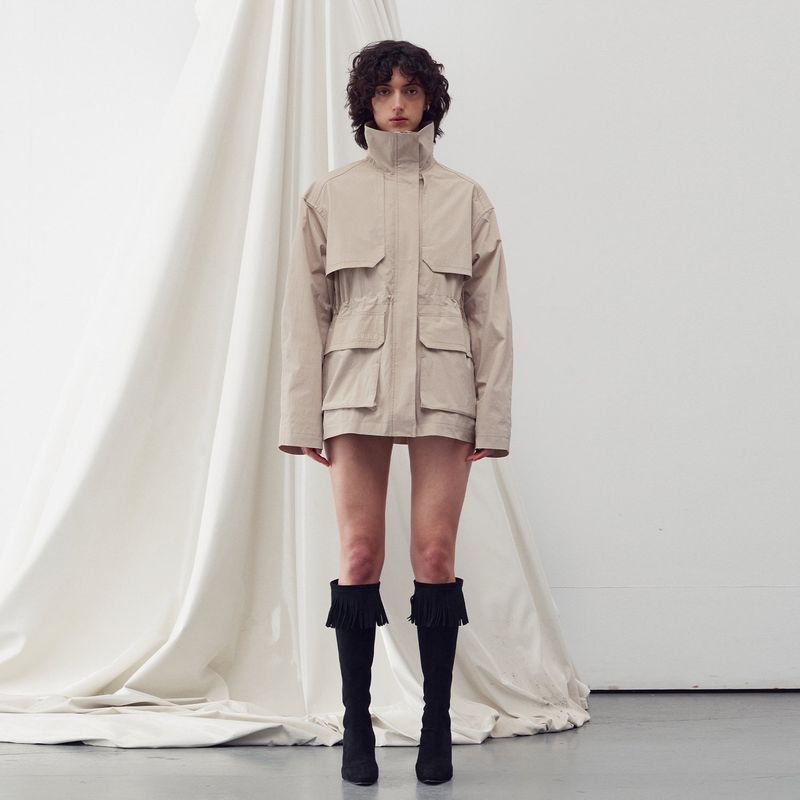 ZIPPED SAFARI JUMPER