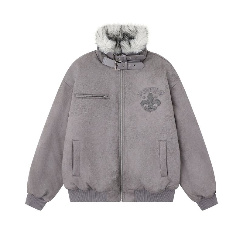 Berlin Leather Fur Collar Jacket