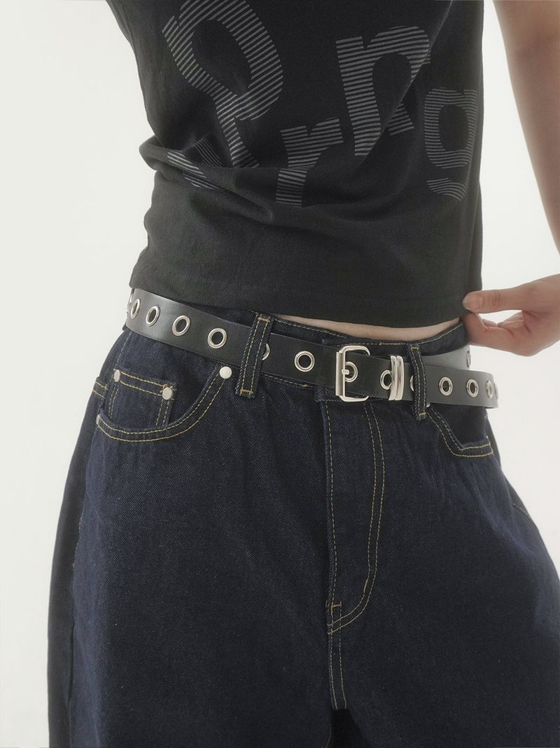 Felid handle denim pants -3C