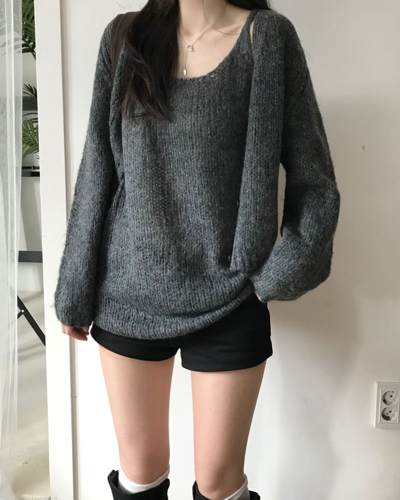 Knit Cardigan Set (3 colors)
