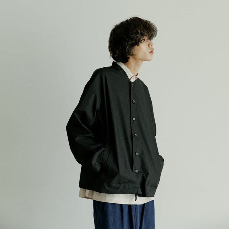 unisex stadium jacket black