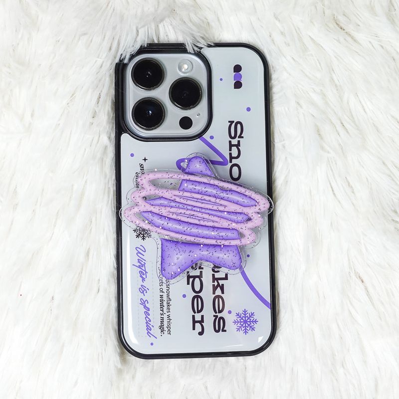 【MADE】Snow epoxy phone case(2 colors)