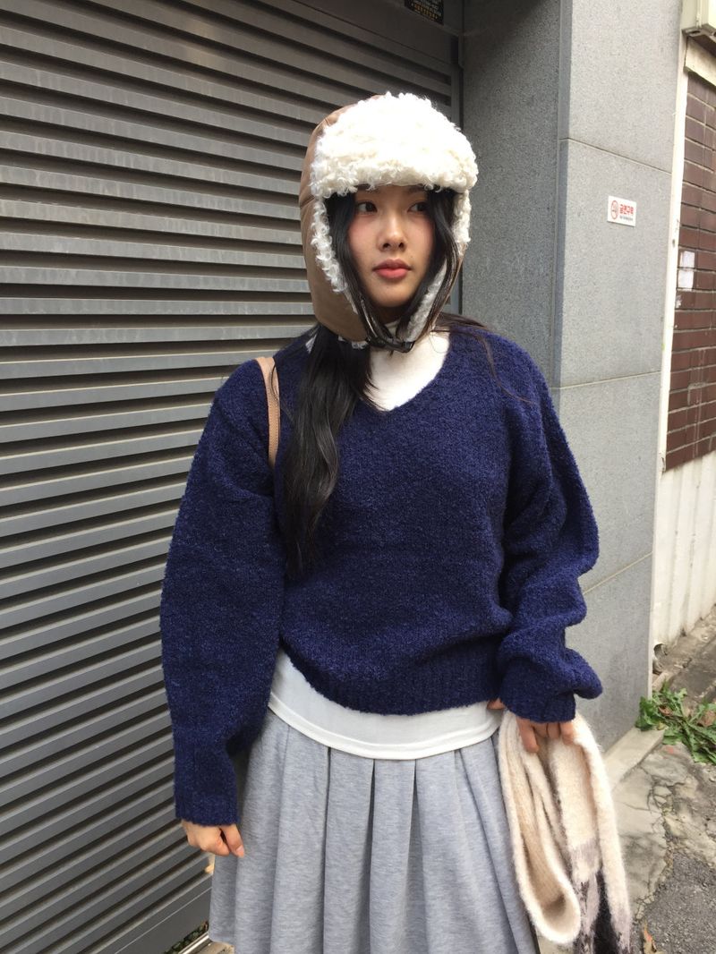 Fluffy Padded Trapper Hat (5color)