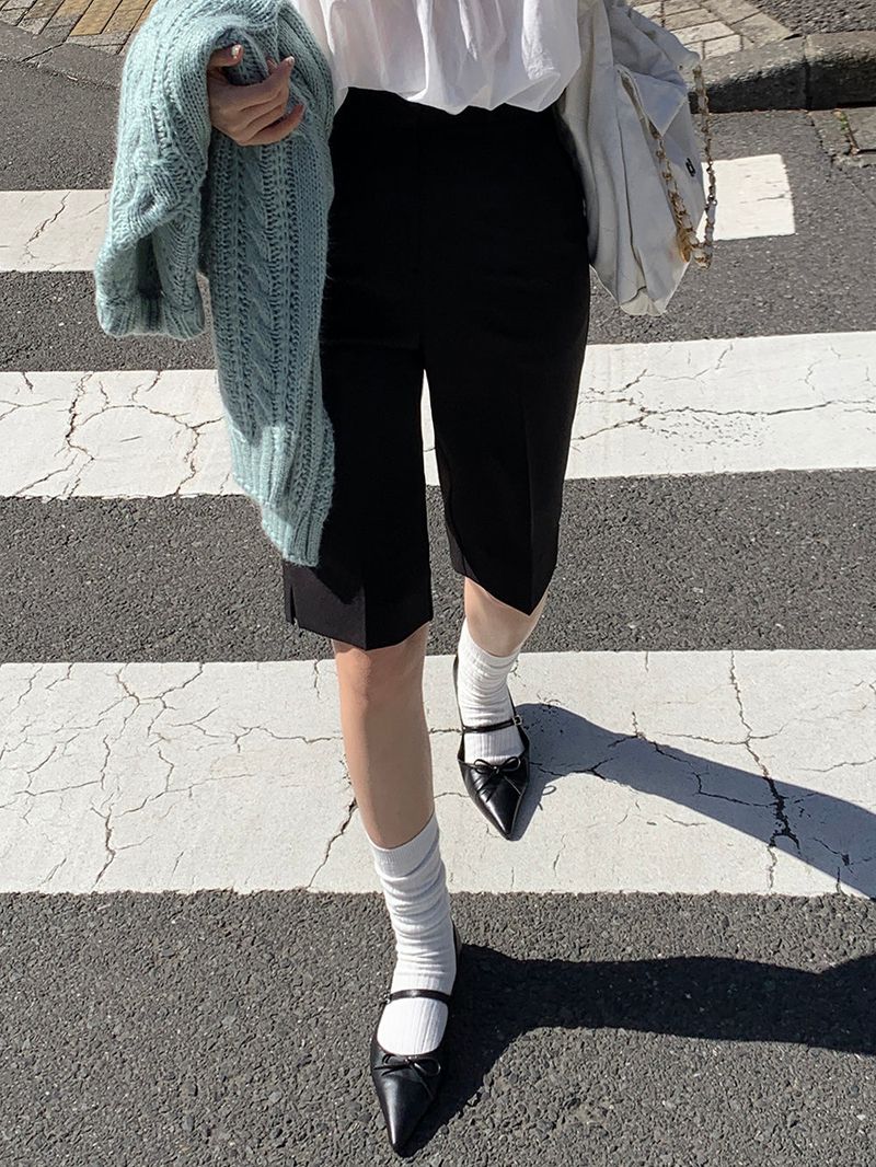 [MADE] Maatte Slit Biker Slacks