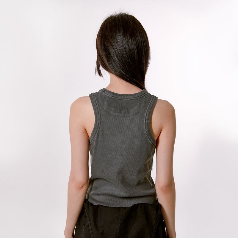 Garden Tank Top (CHARCOAL)