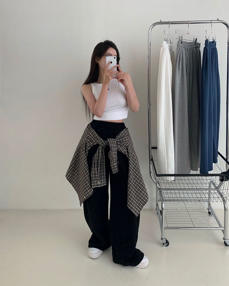 [BELLIDE MADE] Side Folding Wide Training Pants