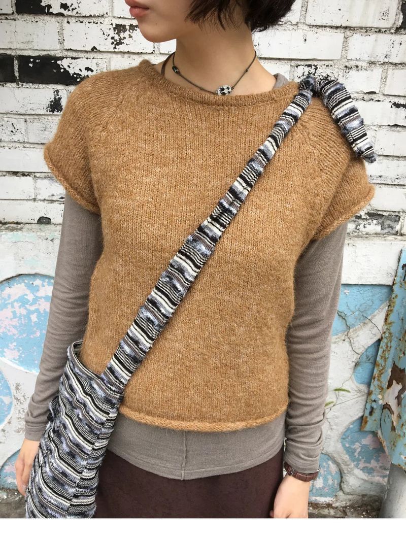 Yorin button half knit (3color)