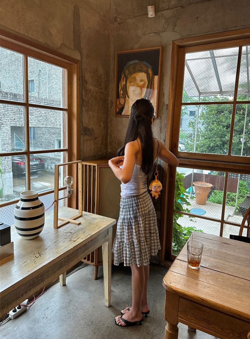 bake check skirt