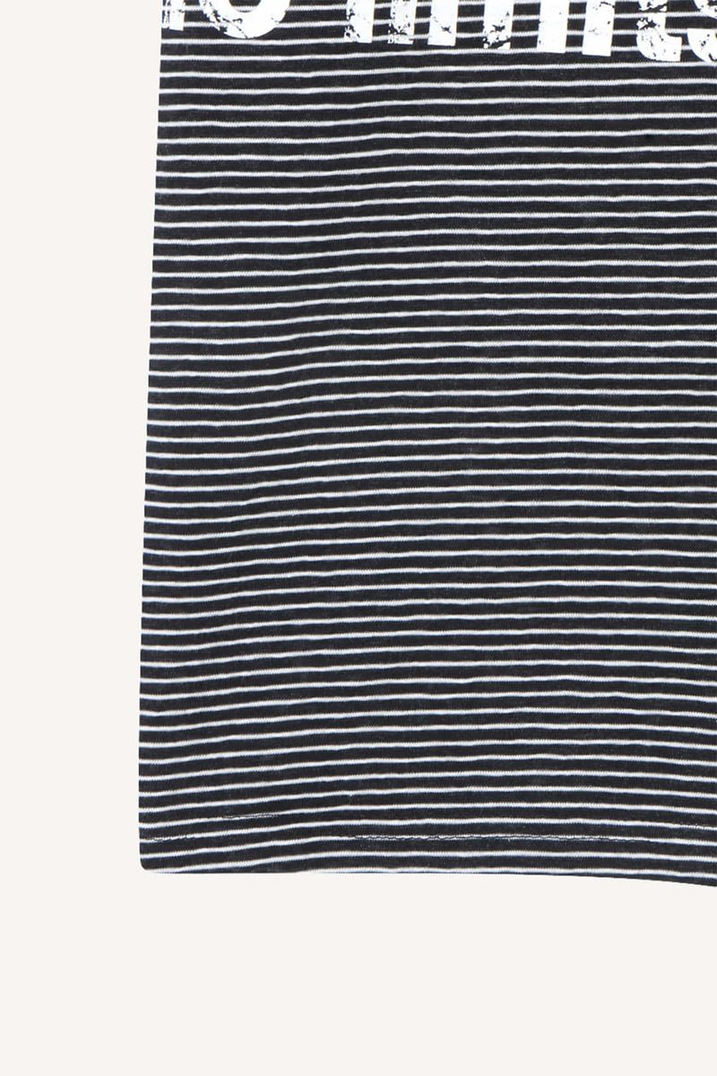 Disturb striped print T-shirt