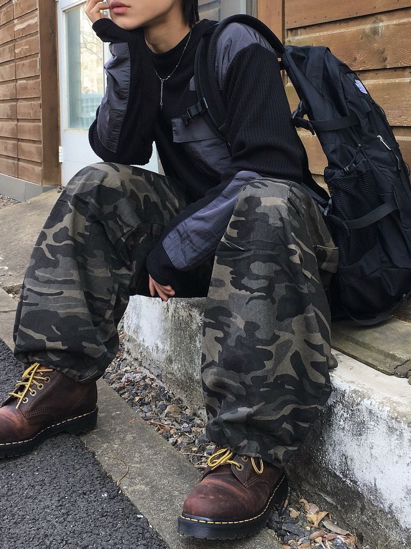 Birkin Camo Wide Pants 2C