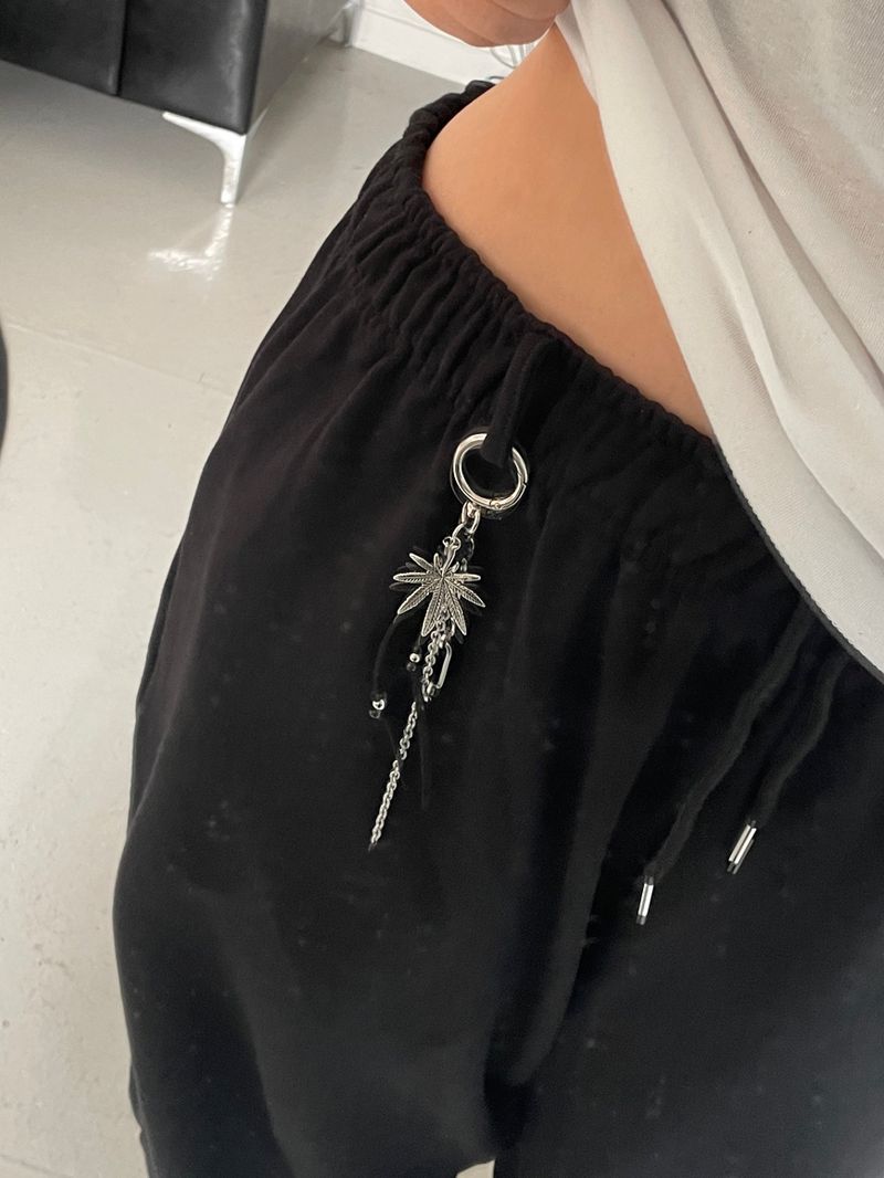 Maple Leaf Tassel Keychain
