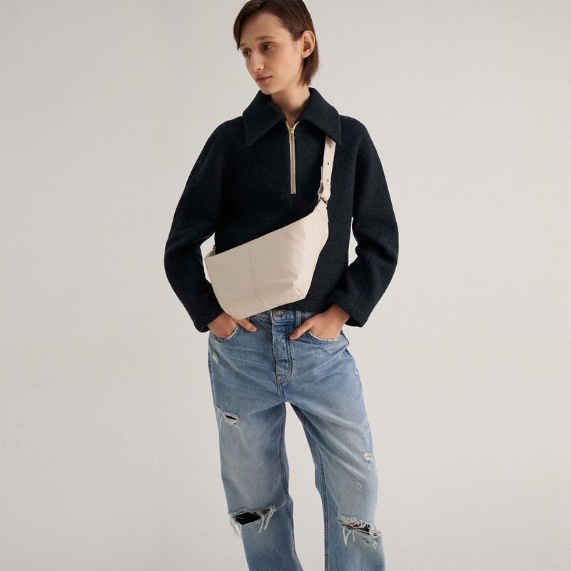 RIDER SLING BAG_IVORY