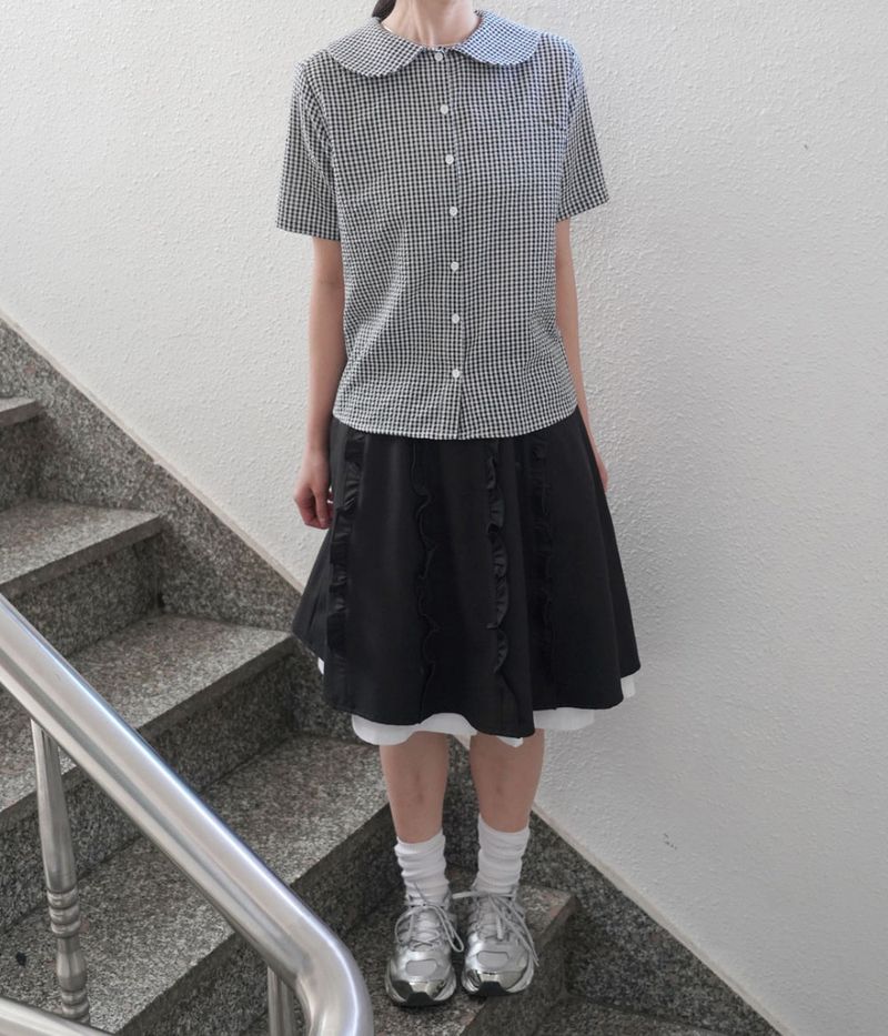  [fiebre] check 1/2 shirts 