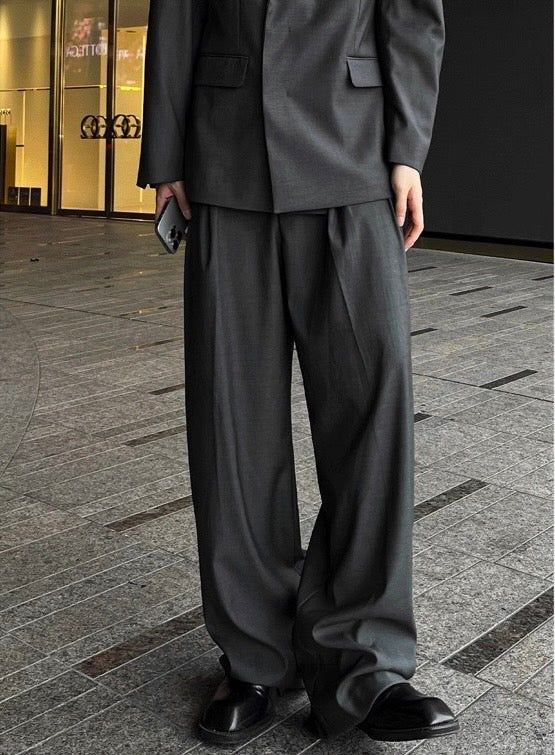 COSYHARU（コシハル）の「25SSアウラツータックスラックス（パンツ）」