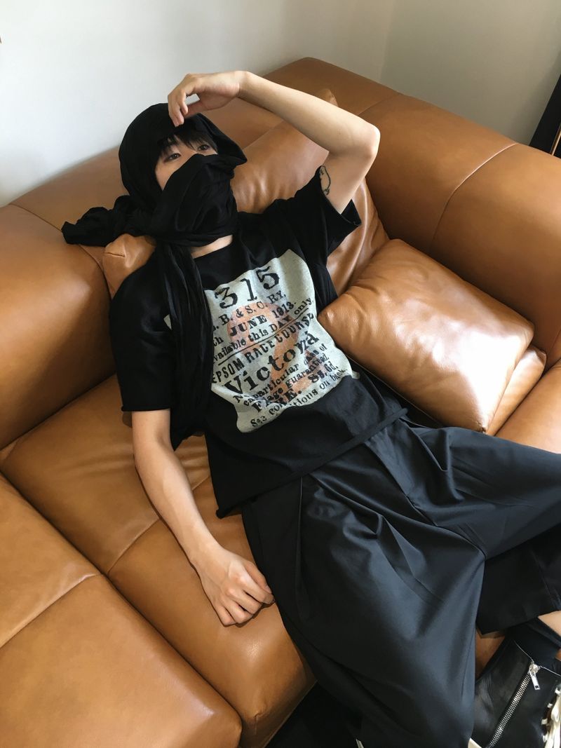 Victoria slub short sleeve T-Shirt 3C