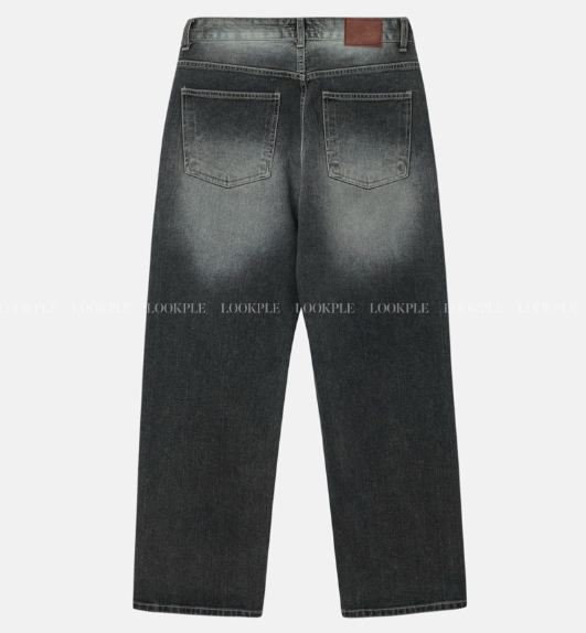 Eden 535 Retro Washed Long Wide Denim