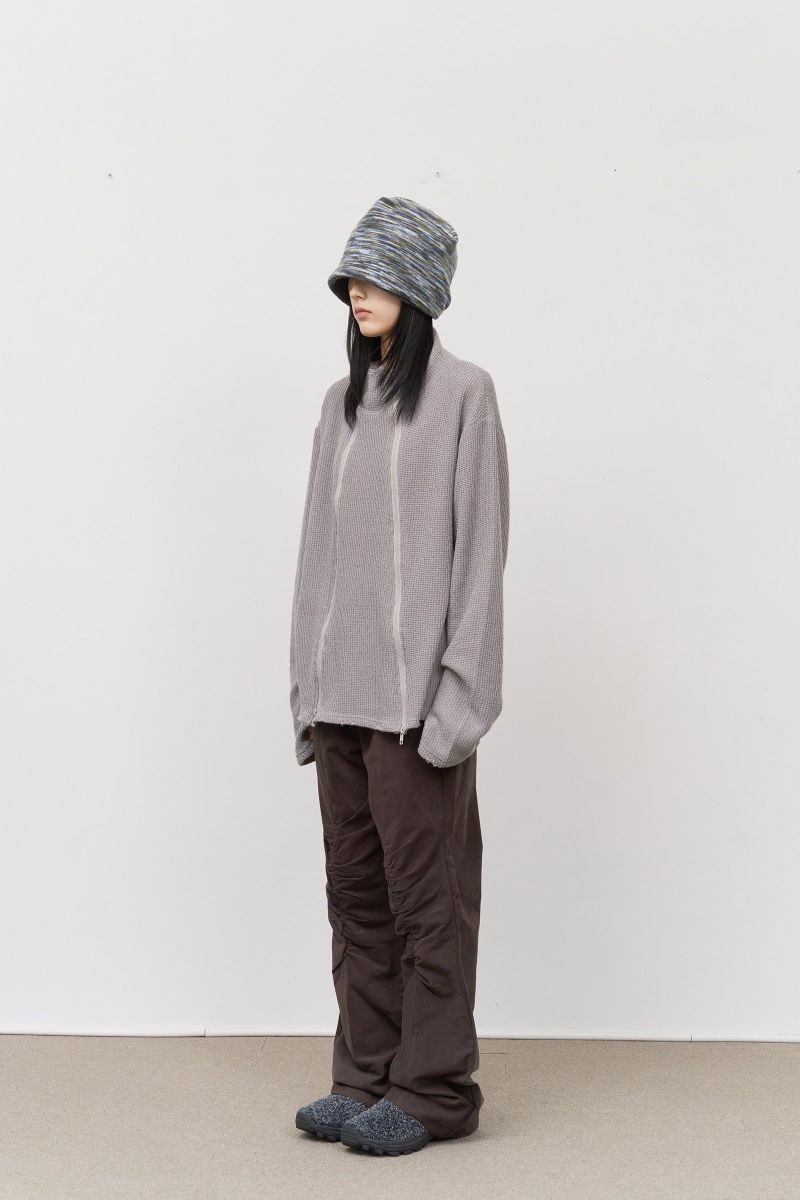 Object Knitted Zip Up