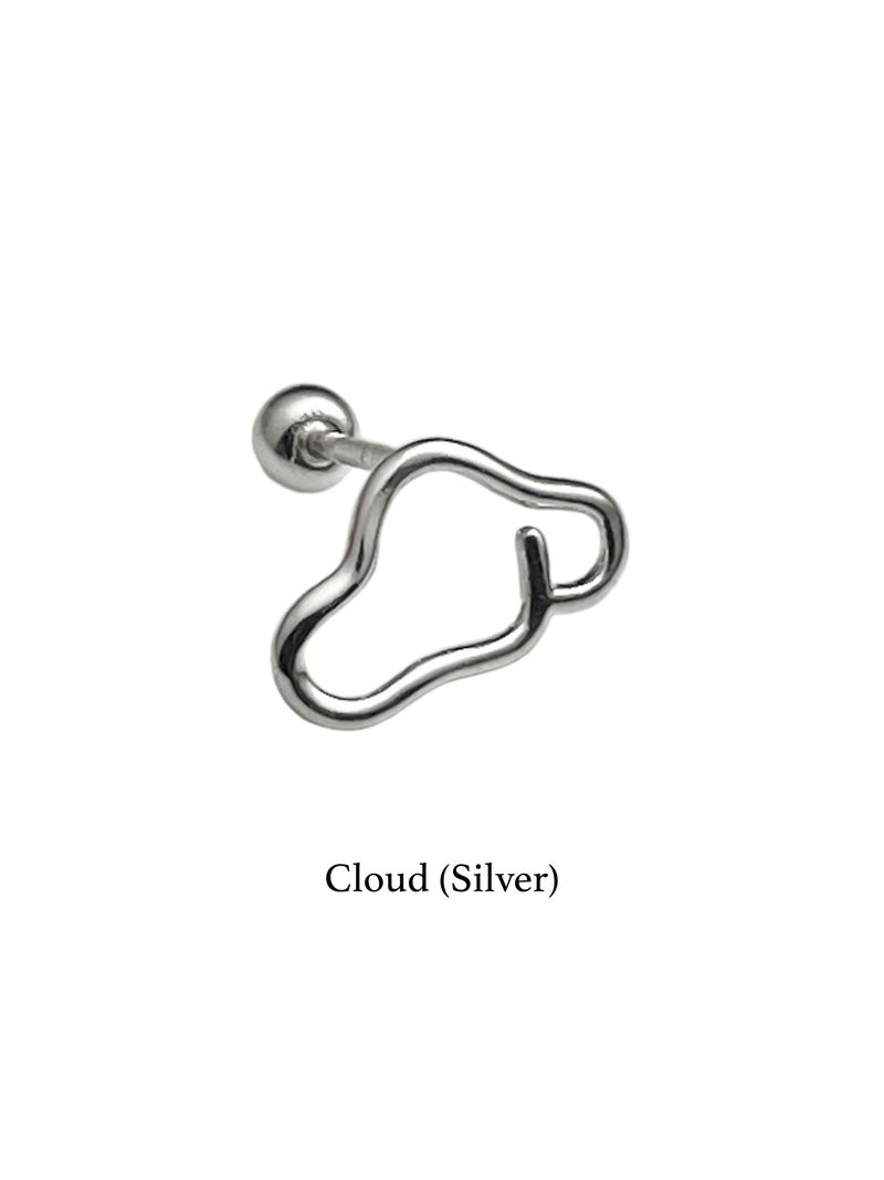 [Silver ver.] パステルドゥードゥルピアス