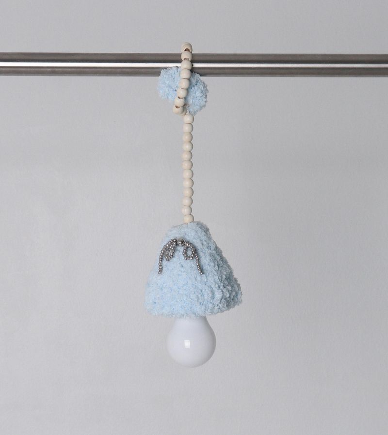 sky blue soft ribbon light