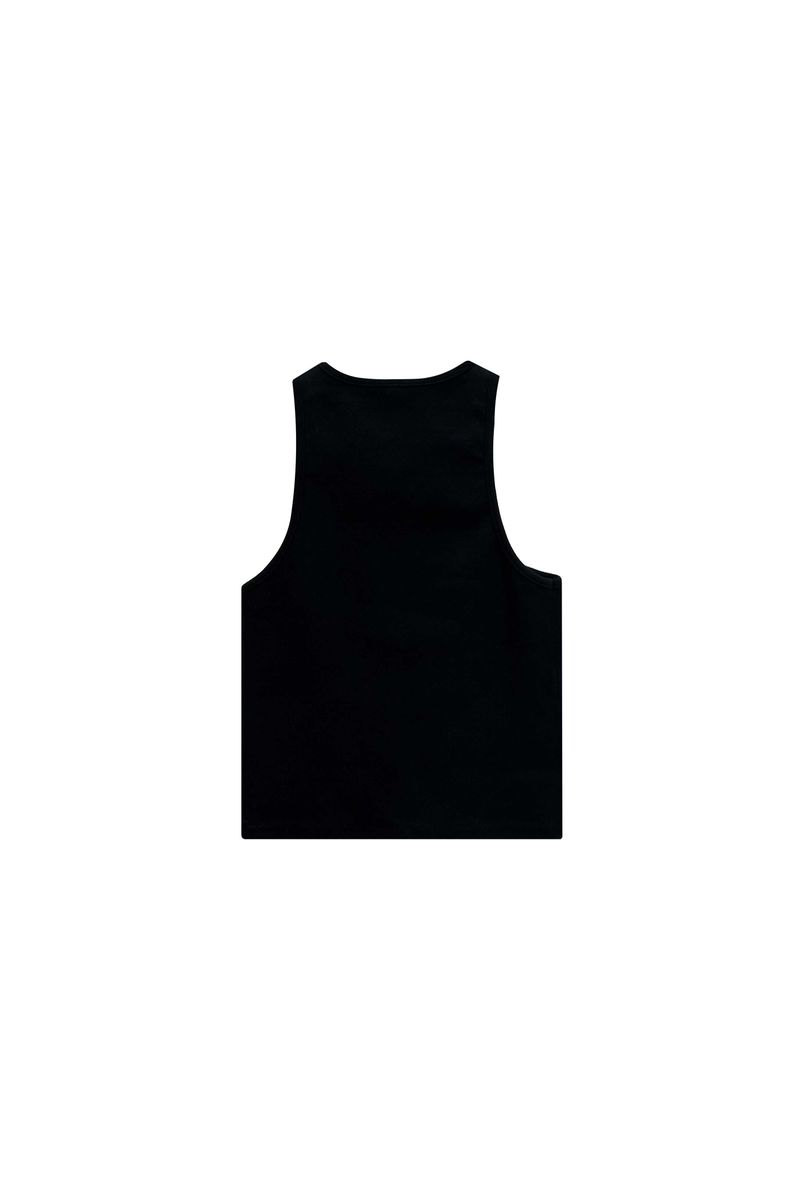 POPPY SLEEVELESS TOP / BLACK