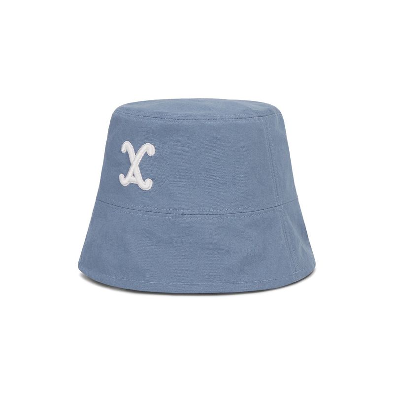 VA Curved 3D Logo Drop Bucket Hat / Blue
