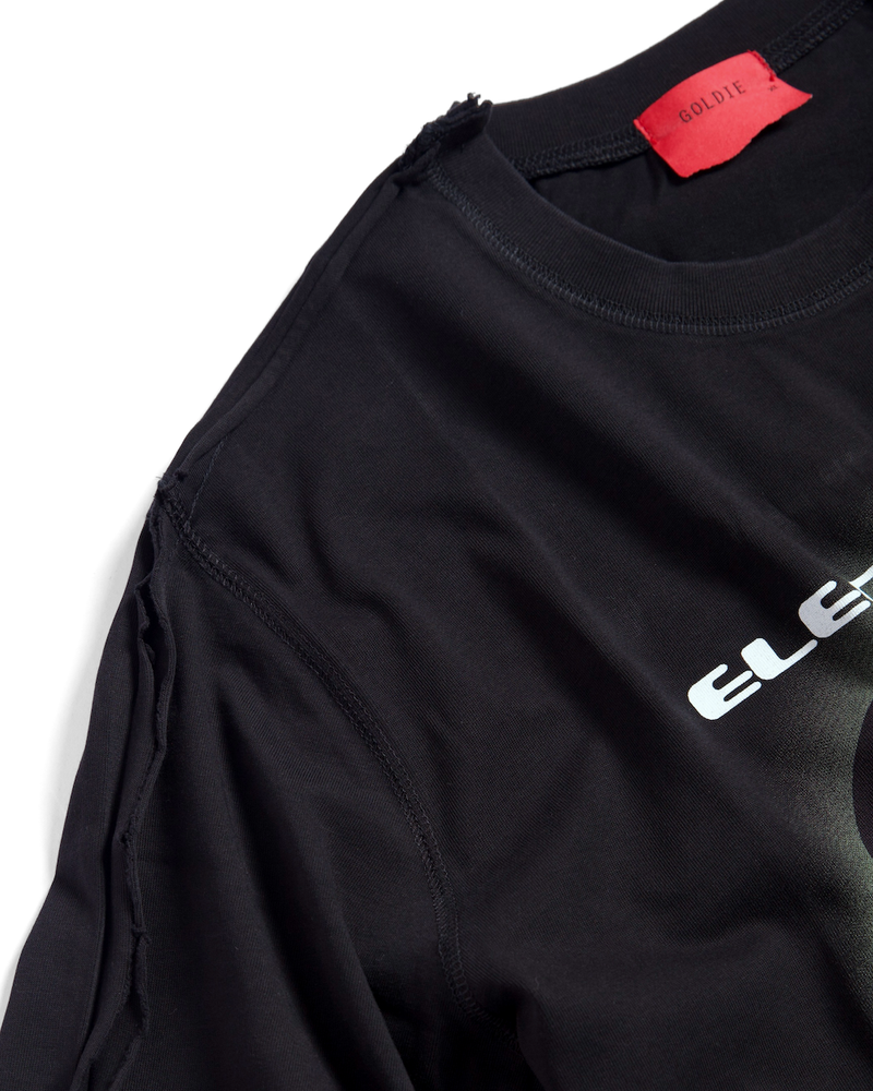 エレクトロツインブラックTシャツ