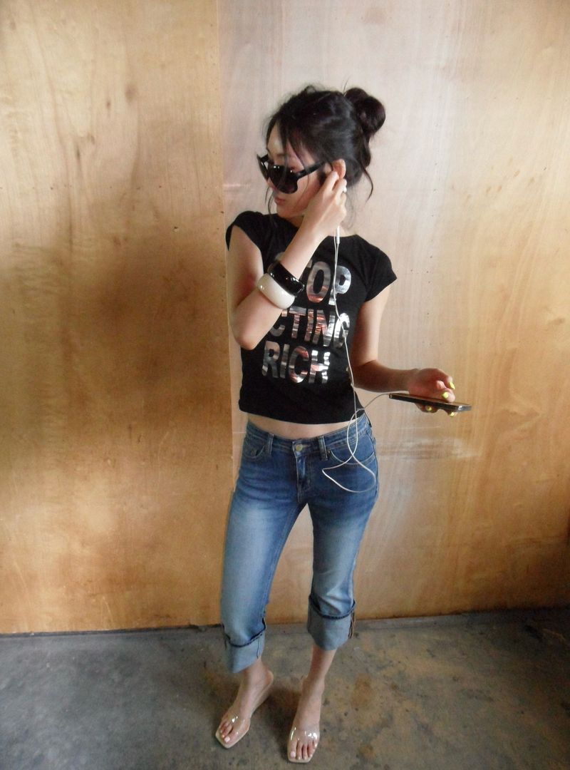 roll up capri denim