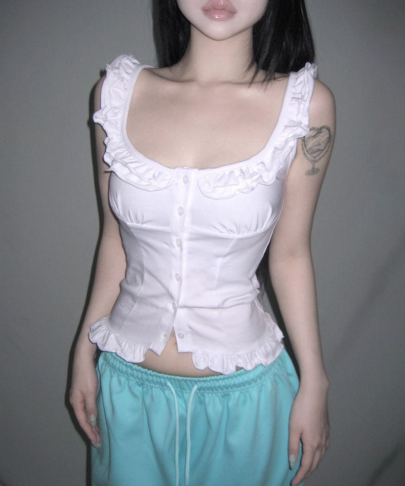 melody frill top (3colors)