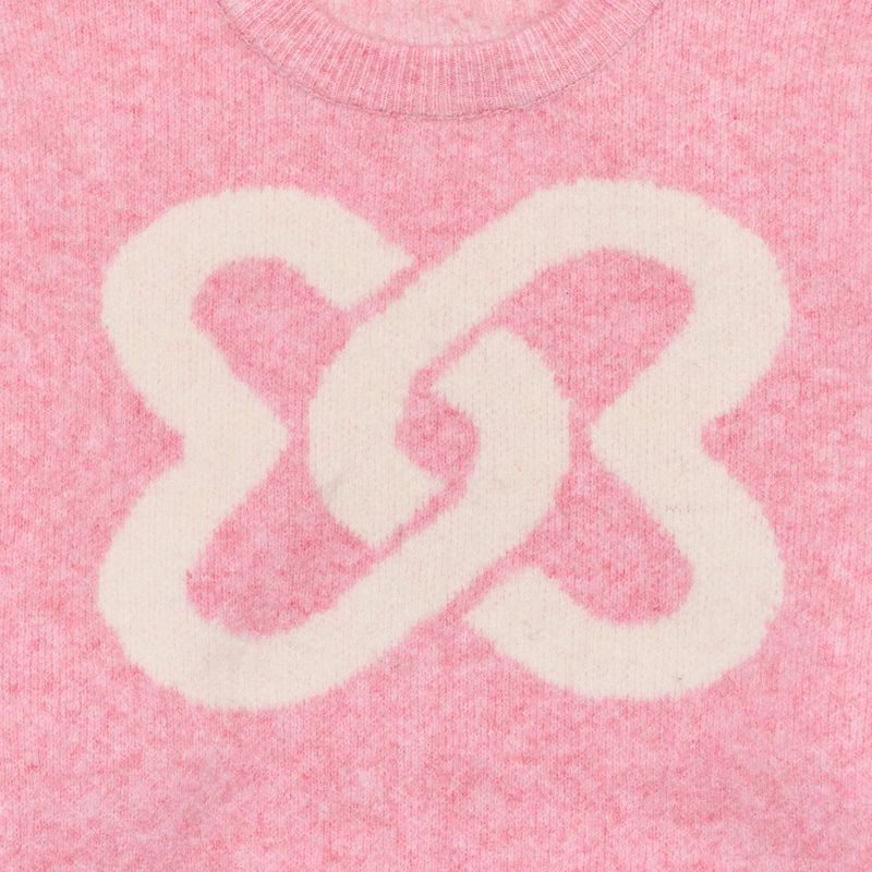MP SYMBOL KNIT PINK