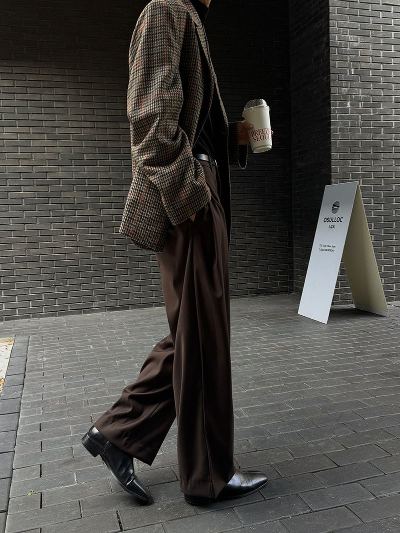 ASCLO Side Three Tuck Slacks (4color)