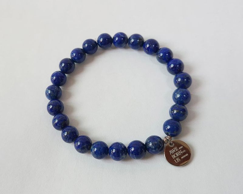 GEM STONE LAPIS LAZULI BRACELET
