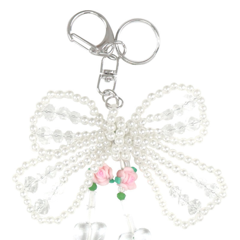 PEARL RIBBON KEYRING