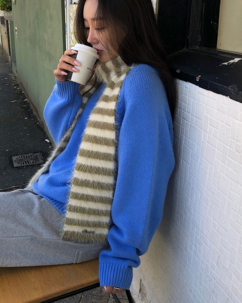 [ORIGINAL] Derr V-Neck Loose-Fit Knit