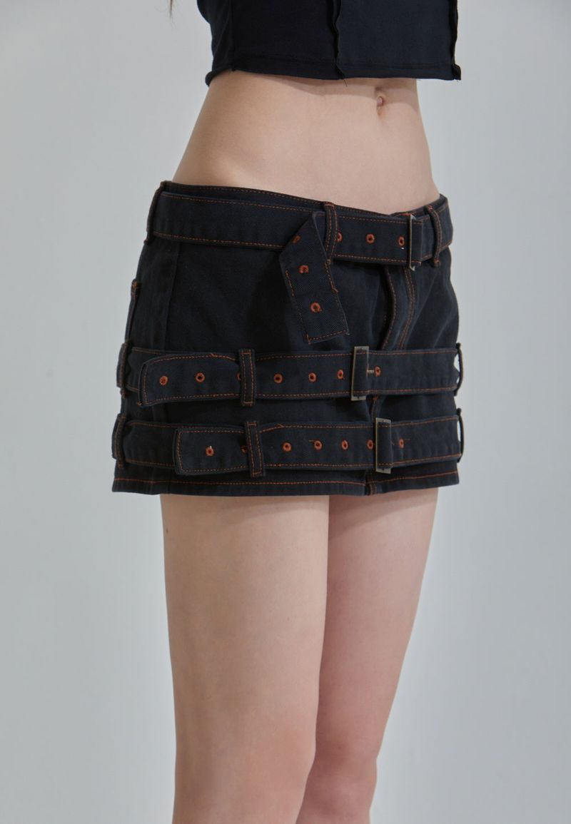 BELT MINI SKIRT