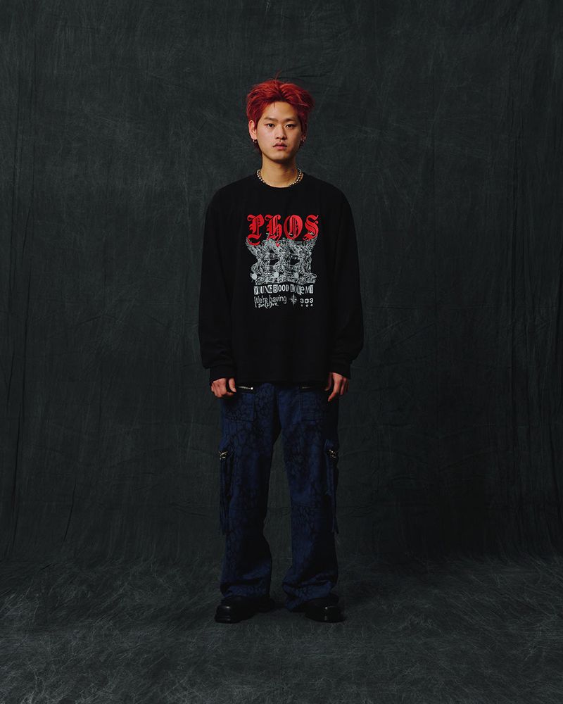 Hazzard002 Michael long sleeved/Black