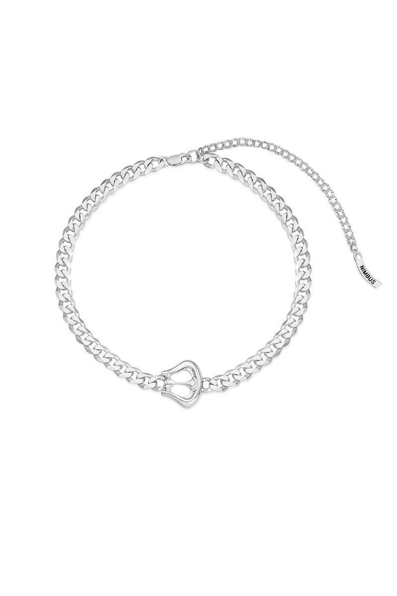 Belt Chain High Neck Choker