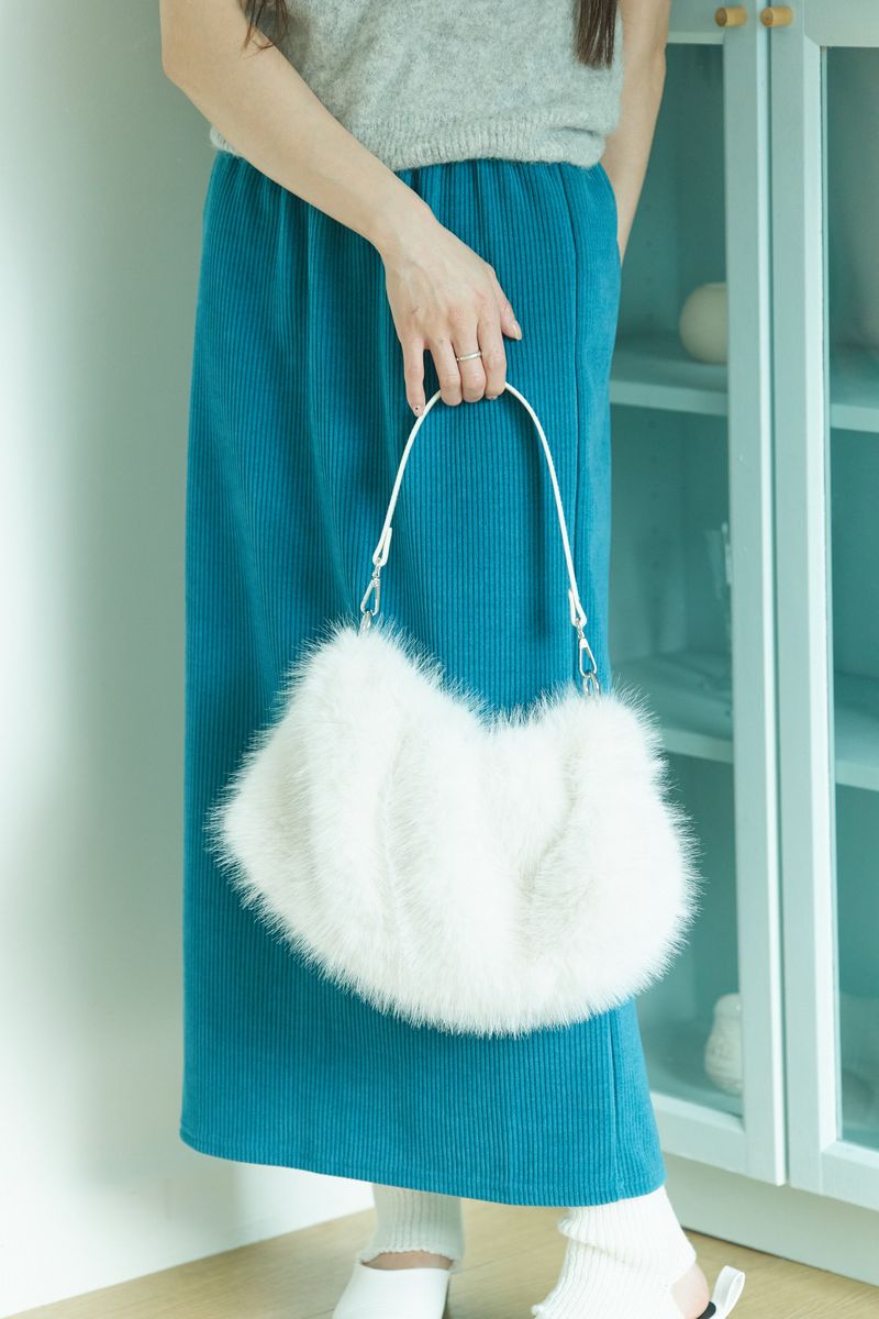 2way puppy bag white