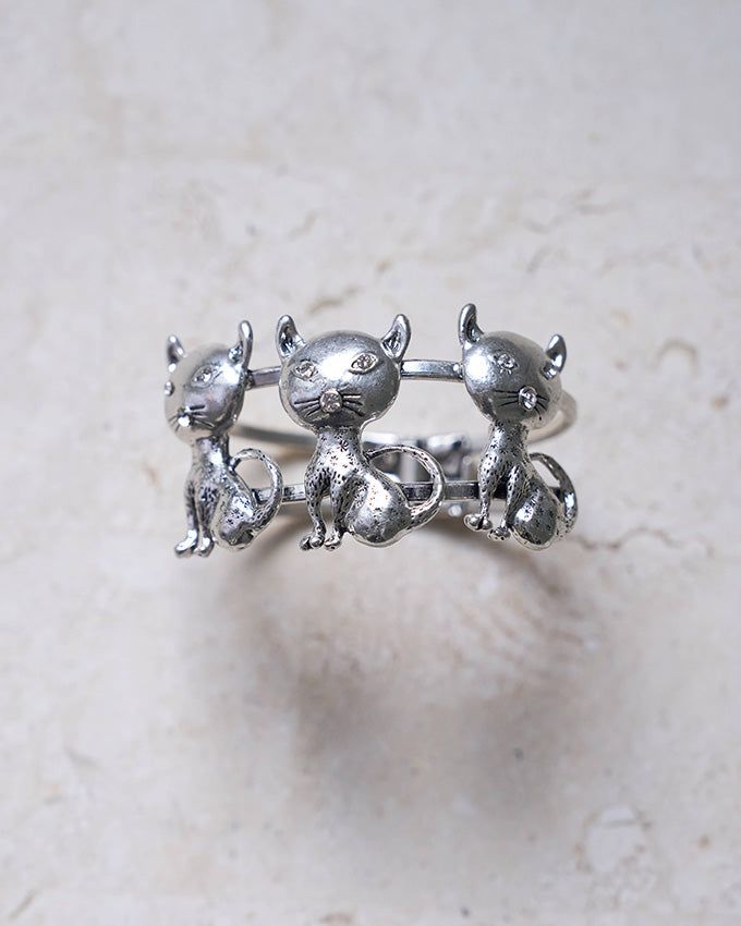 [MADE] THREE CATS BANGLE