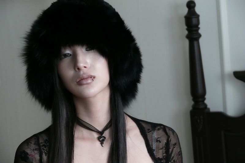 [春] - Dark rose choker