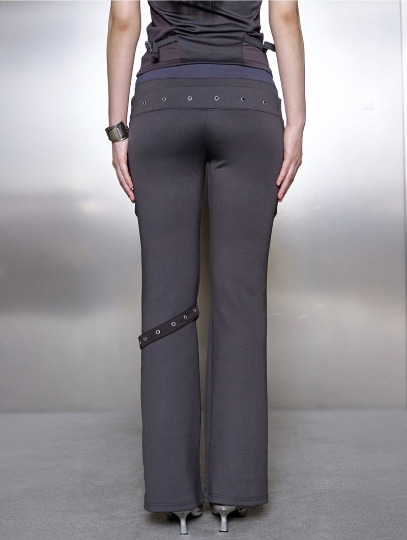 PRELUDE EYELET POINT BANDING BOOTS CUT PANTS