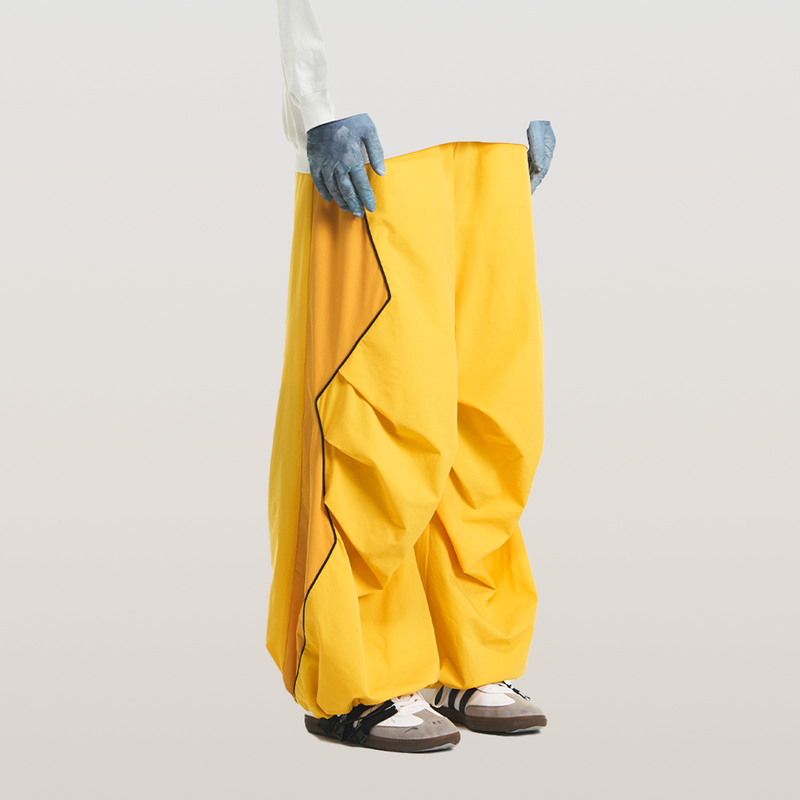 RELABEL 23AW Linear Deconstructed Split Patchwork Leisure Pants