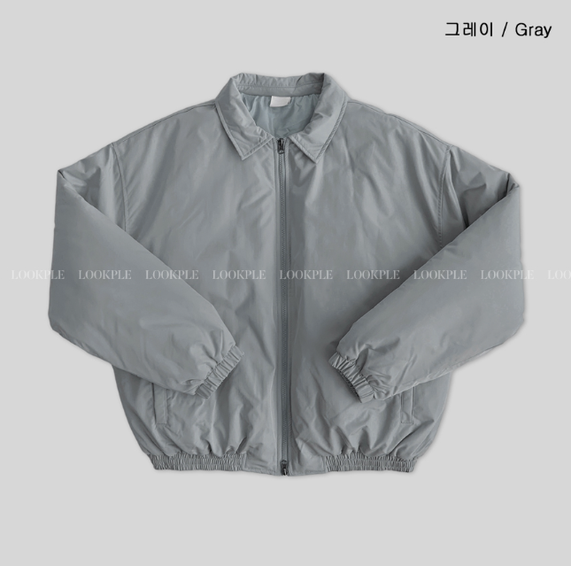 Mapper Simple Two-Way Collar Padded Jacket