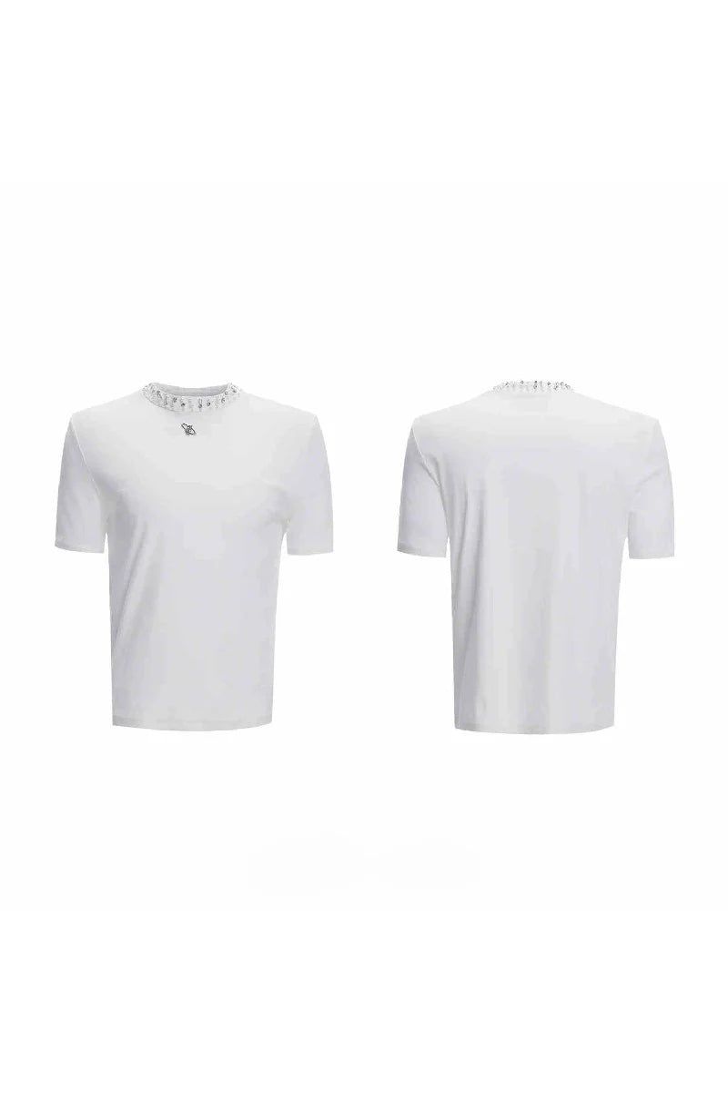 Modal Rhinestone Pearl Tee