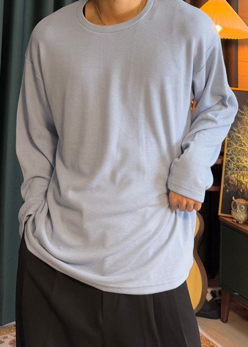 ラウンドオーバーフィットニットTシャツ 7色