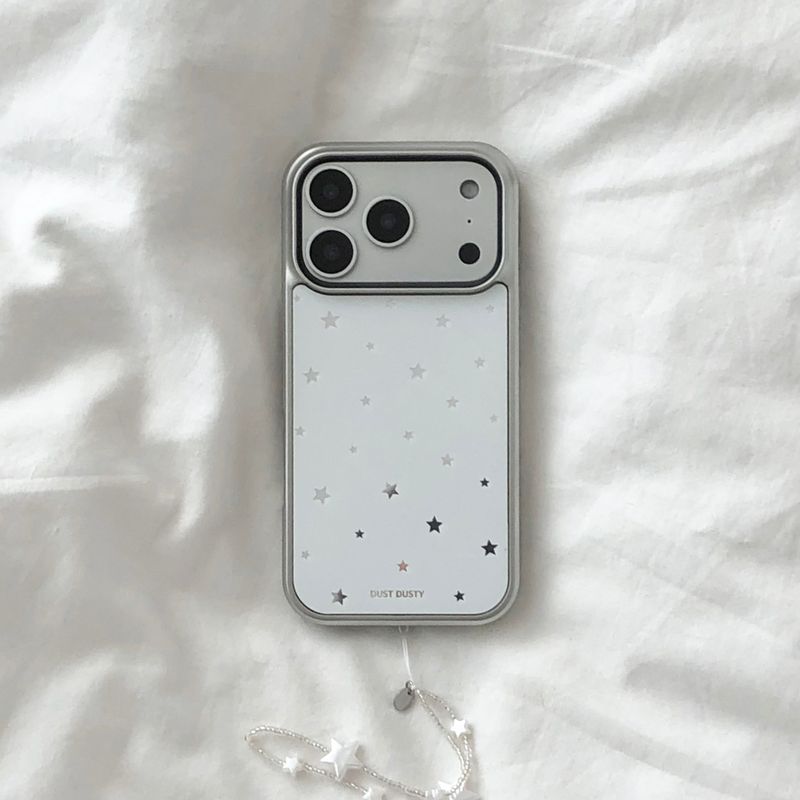 dust dusty（ダストダスティ）の「スターミラー シルバーバンパーケース（スマホグッズ/小物）」