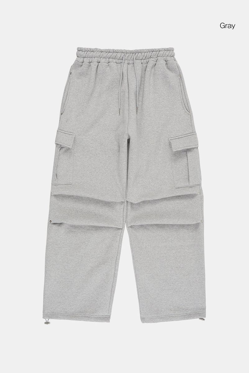 Clo eyelet fleece cargo sweatpants