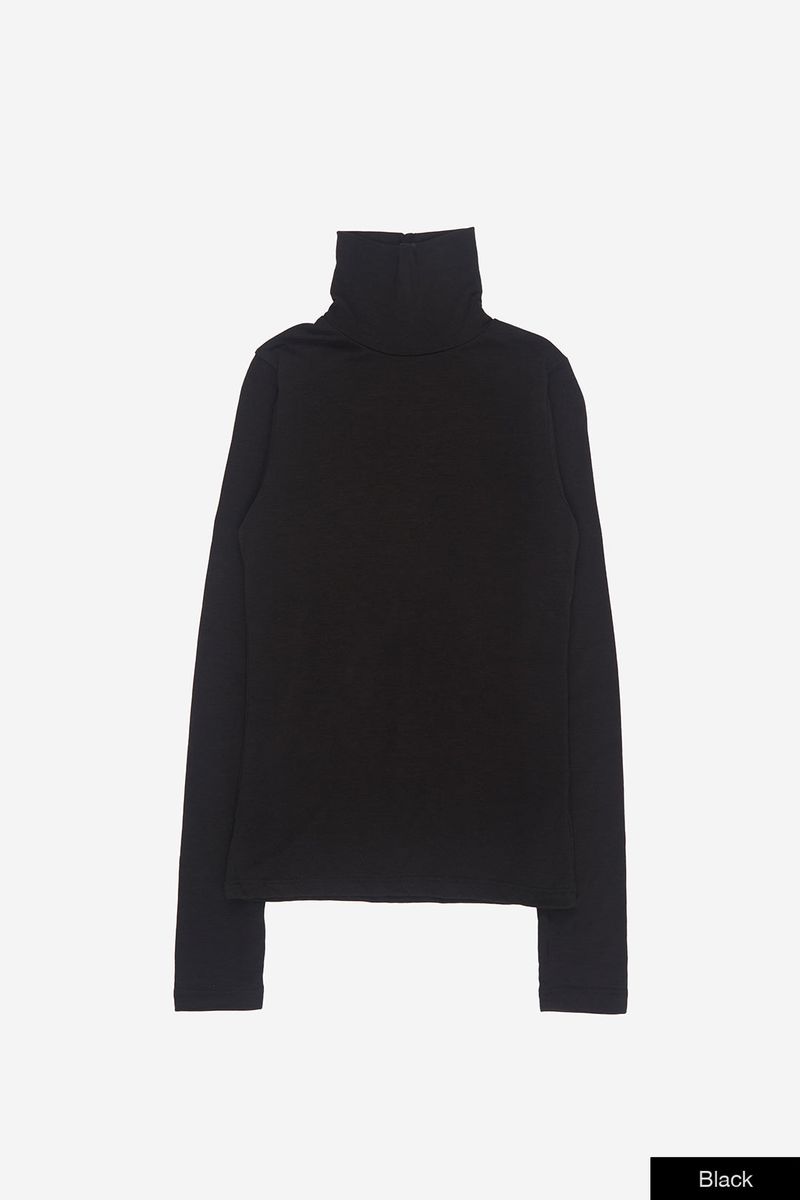Youth basic fleece turtle-neck T-shirt
