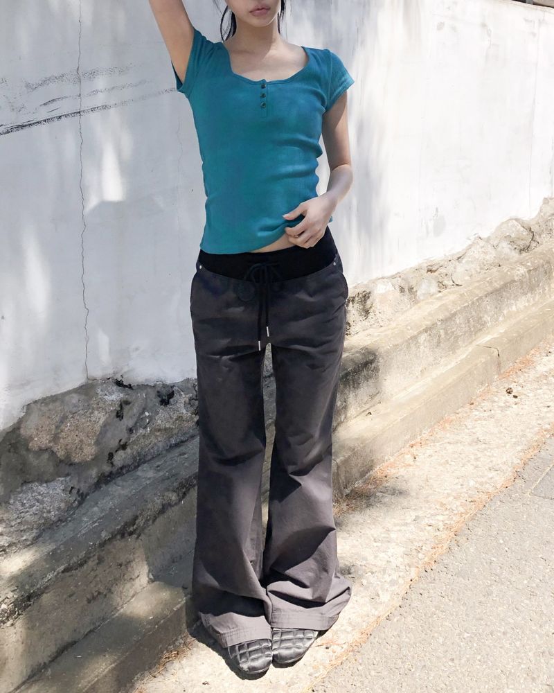 Foner Bootcut Banding Pants
